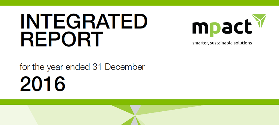 Mpact Limited Intergrated Report 2016