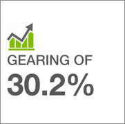 GEARING of
30.2%